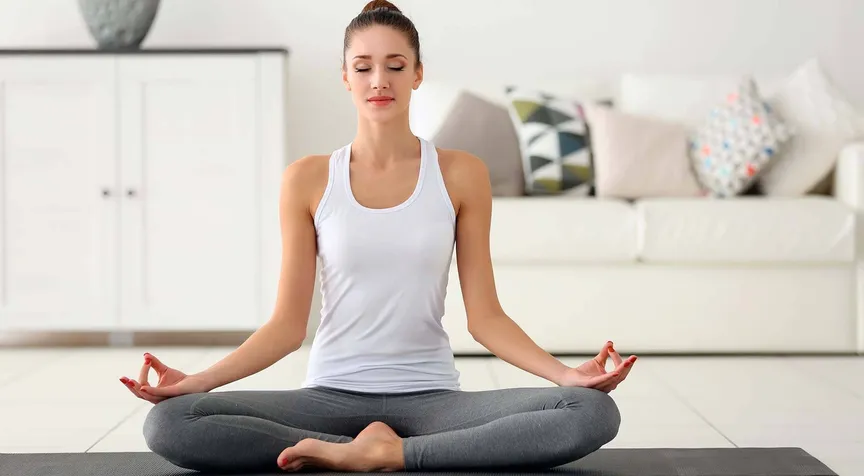 Calming bedtime yoga sequence